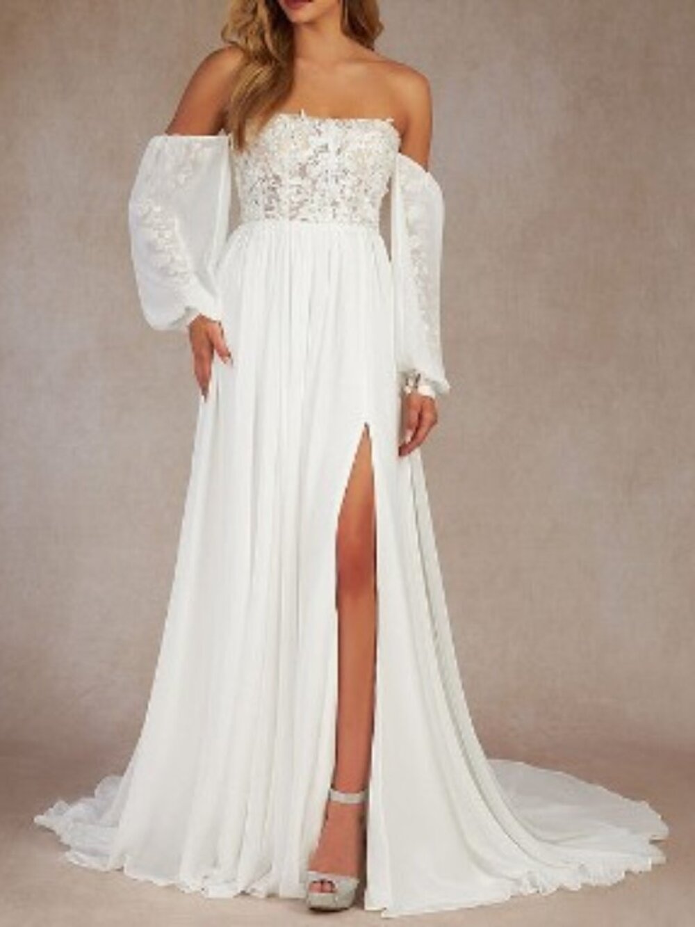 Azazie Emely Wedding Dress (Size 6)